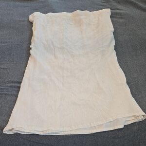 J. Crew Cream Midi Skirt